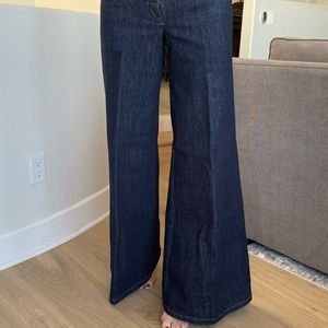 Dolce & Gabbana Mid Rise Wide Legged Jeans